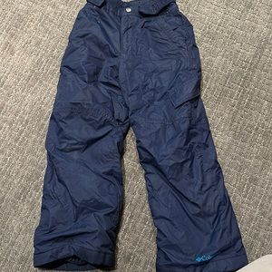 Columbia blue boys snow pants